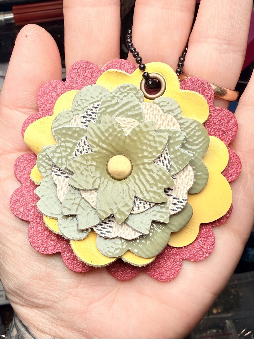 Handmade Floral Charm